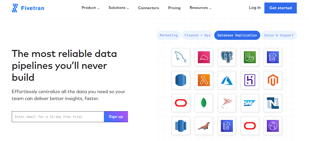 Data Pipeline Tools - Fivetran