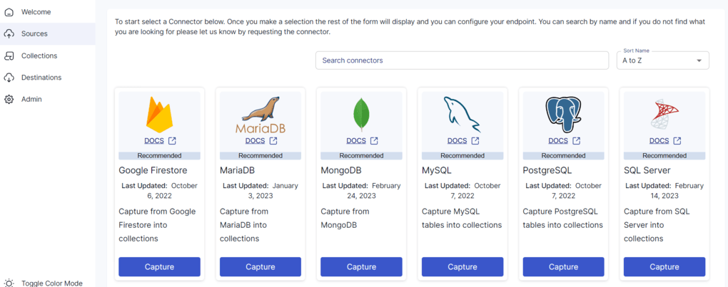 airbyte vs stitch vs estuary - estuary connectors