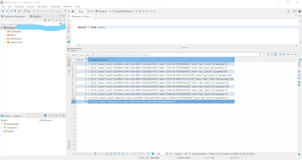 mongodb change data capture Results