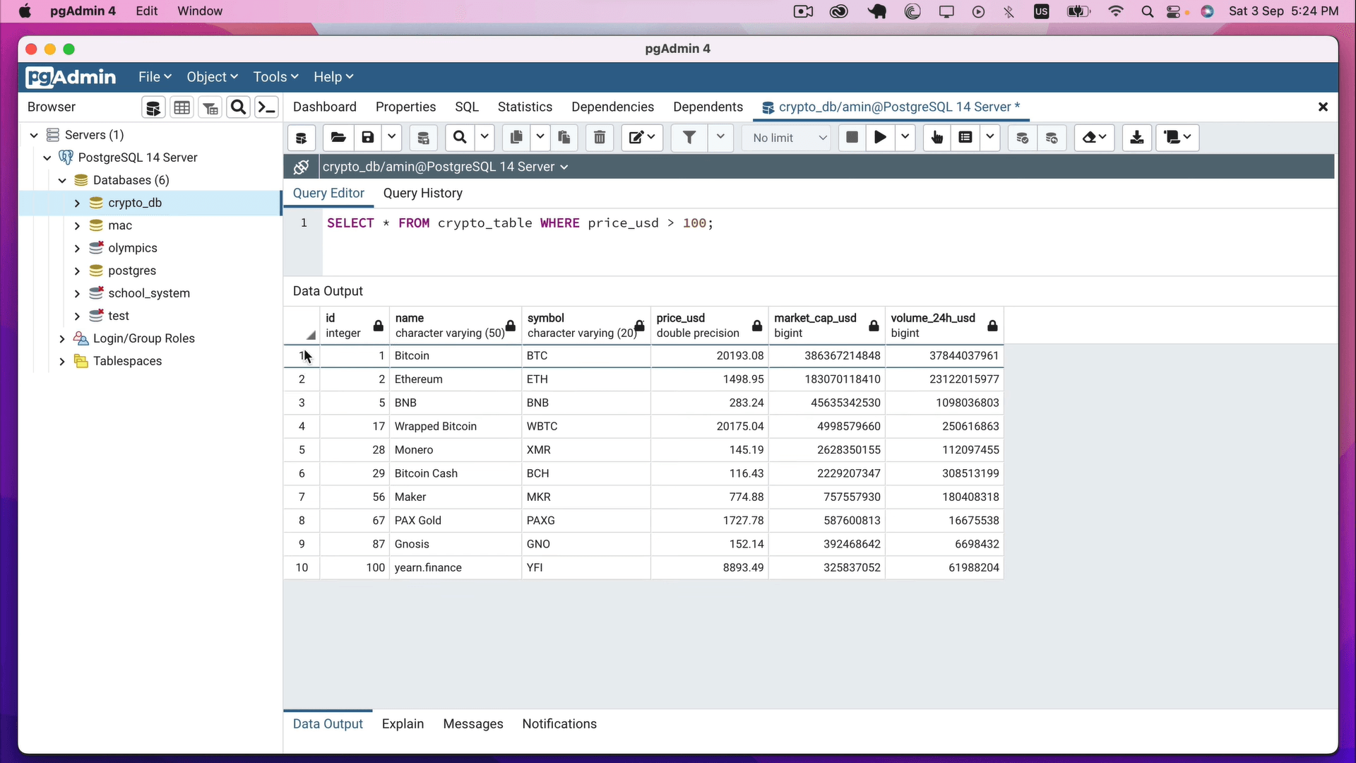 Capture Data From Postgres - Extracting Data Using pgAdmin