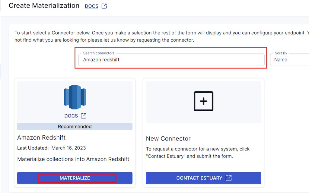 kafka to redshift - redshift connector