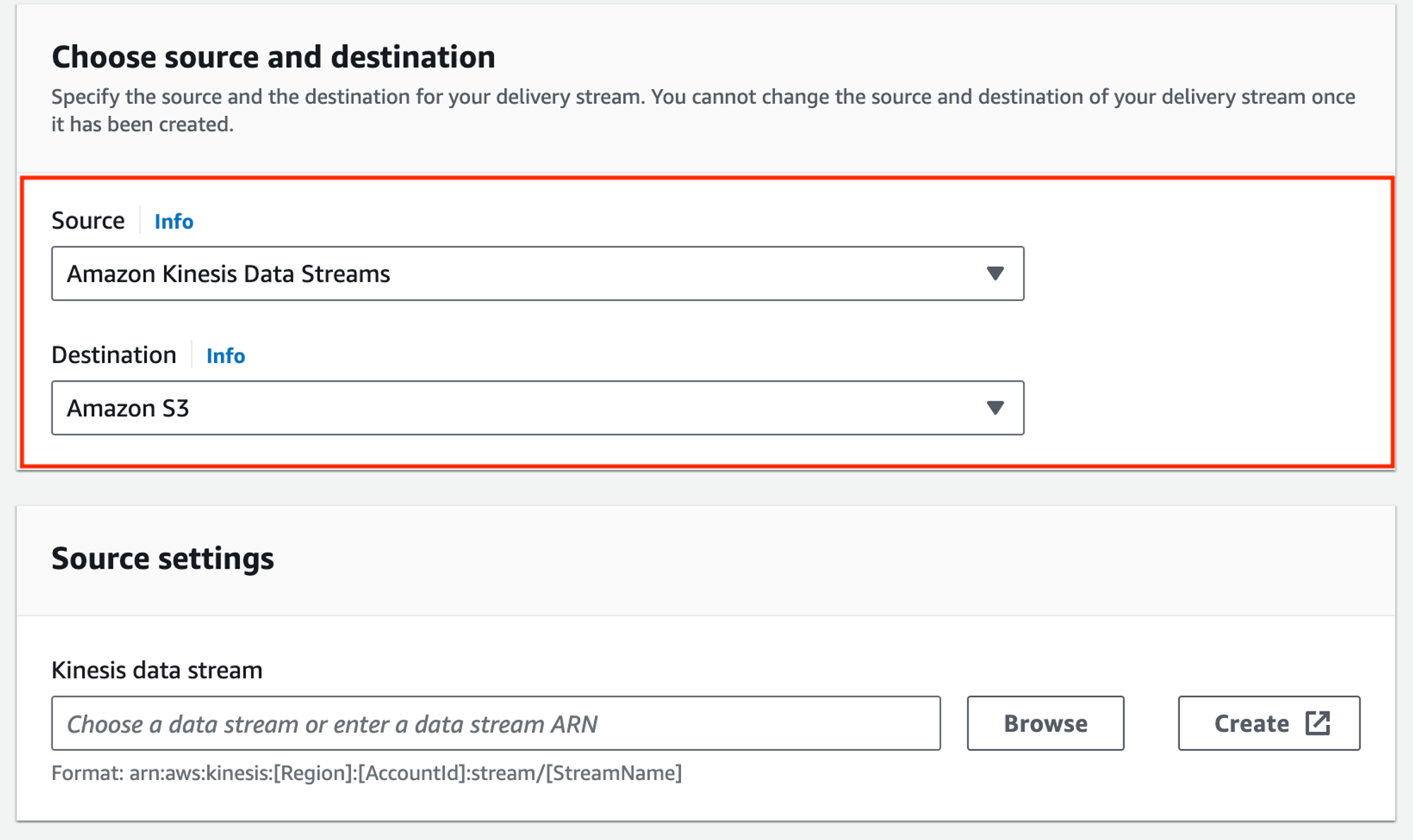 DynamoDB CDC Guide - Choose Source and Destination