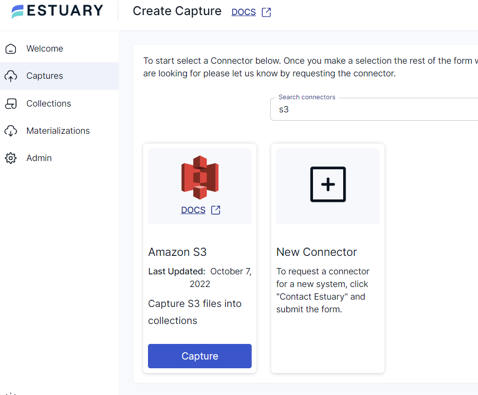 s3 to redshift - S3 connector search result