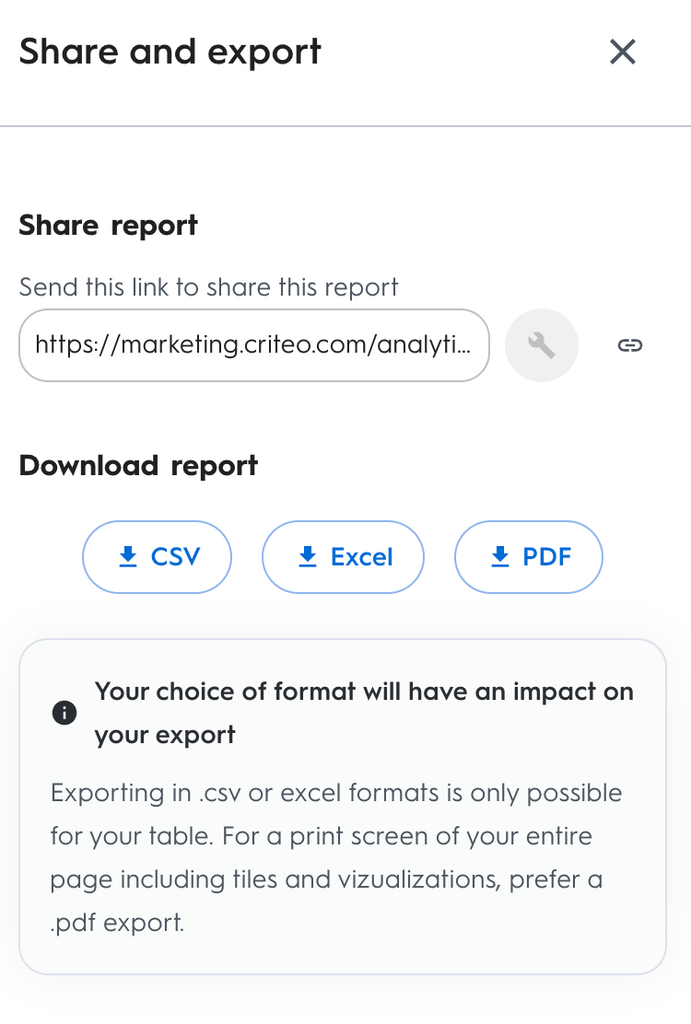 Criteo to Snowflake - Share and Export