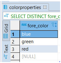 postgresql distinct clause single column