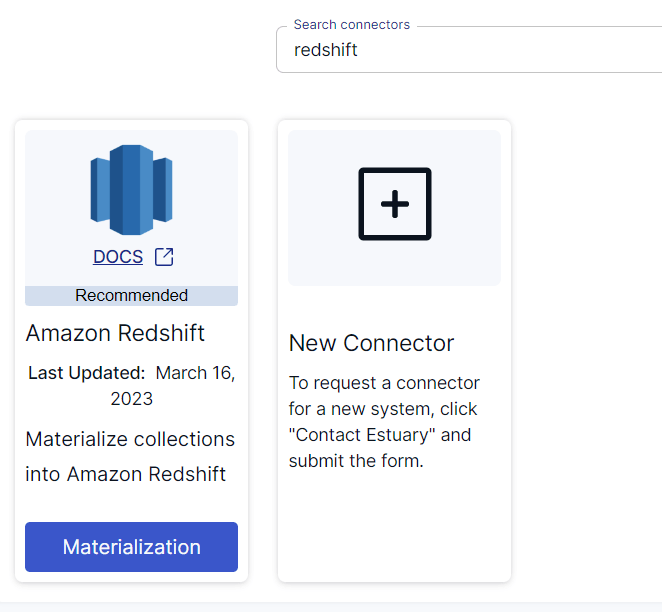 Google Analytics 4 to Redshift - Redshift Connector Search Result