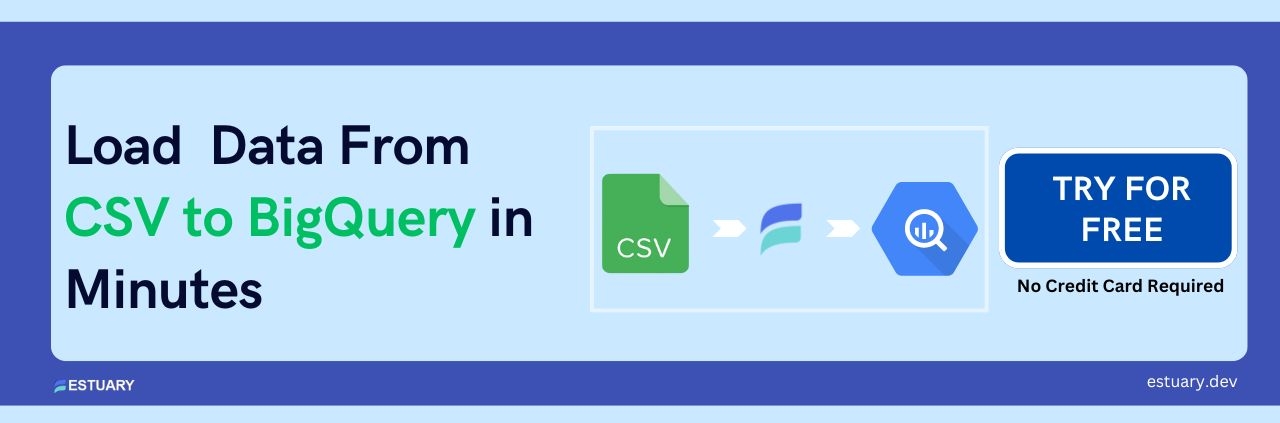 Load  Data From CSV to BigQuery